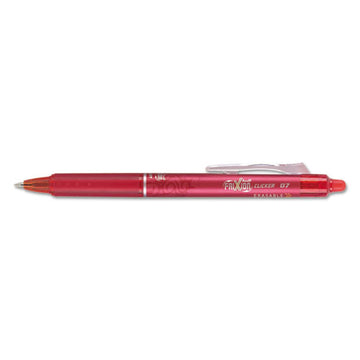 Pilot® Frixion Clicker Erasable Gel Pen, Retractable, Fine 0.7 Mm, Red Ink, Red Barrel freeshipping - TVN Wholesale